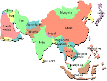 Asian republic north of bangladesh and india